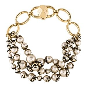 CHRISTIAN DIOR MISE EN DIOR COLLAR NECKLACE